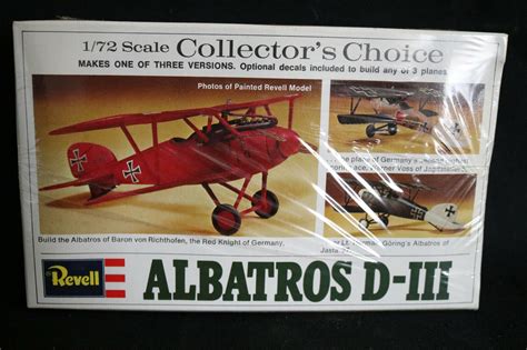 Revell Collectors Albatros D-III D 3 Sealed 1/72 Scale Airplane Model ...