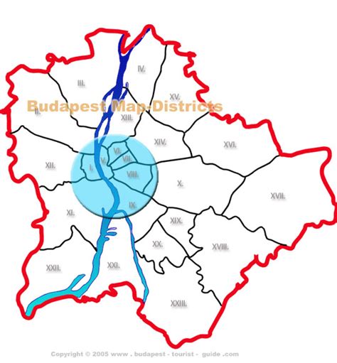 Budapest Districts and Neighbourhoods Guide with Map