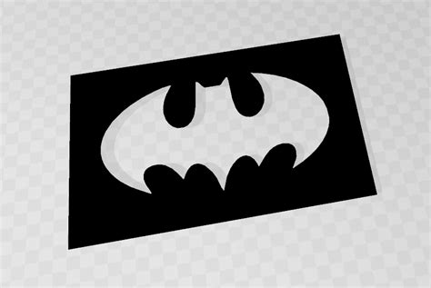 STL file Batman logo stencil・Template to download and 3D print・Cults