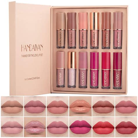 HANDAIYAN Matte Liquid Lipstick Set 12PCS - BD Amajan Shop