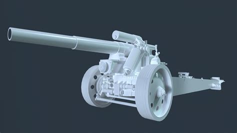 ArtStation - Military cannon (working in process)