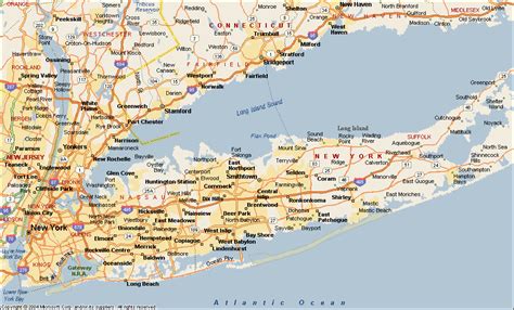 Long Island NY Map