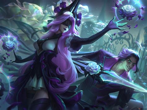 Withered Rose 'Syndra with Talon' Splash Art - League of Legends (LOL ...