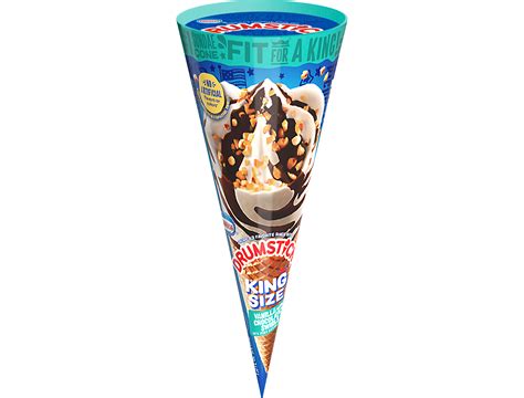 King Size Vanilla with Chocolatey Swirls Sundae Cone | Official DRUMSTICK®