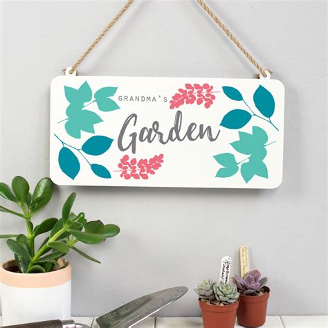 Grandma's Garden Sign By Delightful Living | notonthehighstreet.com