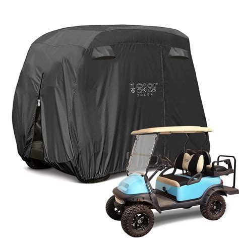 10L0L 4 Passenger Golf Cart Cover Fit EZGO Club Car Yamaha, Waterproof ...