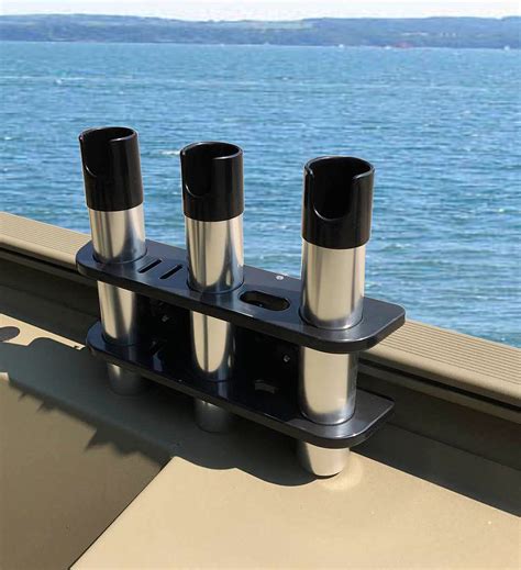 Buy Brocraft Rod Holder for Tracker Boat - Versatrack System -3 Rods ...