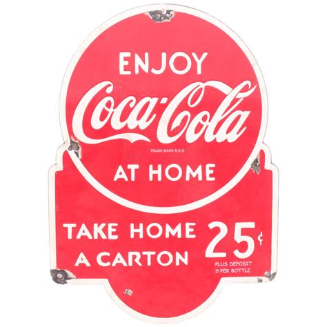 A reproduction enamel Coca-Cola advertising sign, H35cm