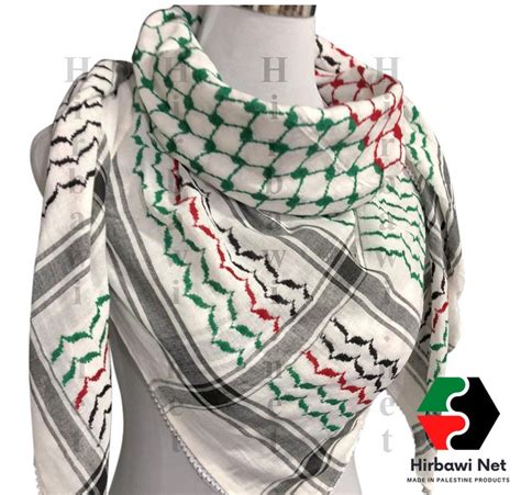 Shemagh Keffiyeh Arab Scarf Palestine Multi-colors Palestinian Flag ...