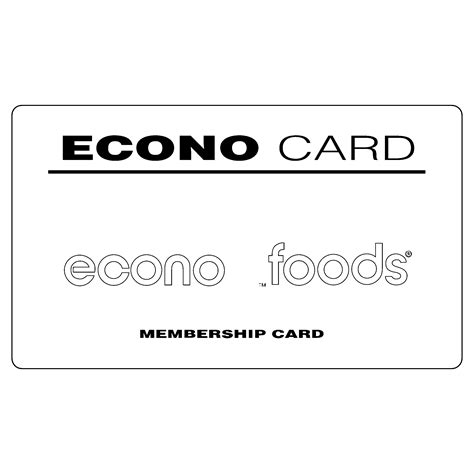 Econo Card Econo Foods Logo PNG Transparent & SVG Vector - Freebie Supply