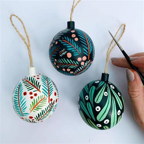 19 Christmas Handpainted Baubles for your Christmas Tree - The ...