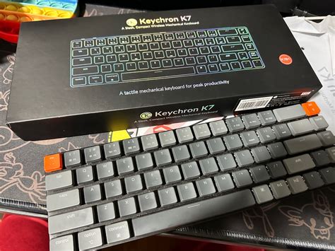 Keychron K7 wireless mechanical keyboard (Red Switch, non-swappable ...