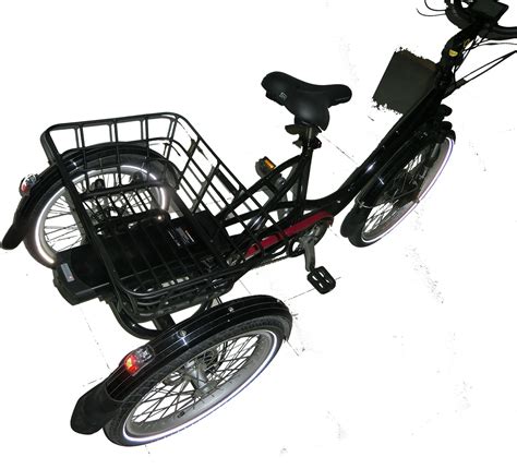 3 Wheel Electric Bicycle Three Wheels Adult Cargo Electric Bike with ...