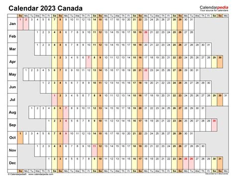 Time And Date Calendar 2023 Canada - Time and Date Calendar 2023 Canada