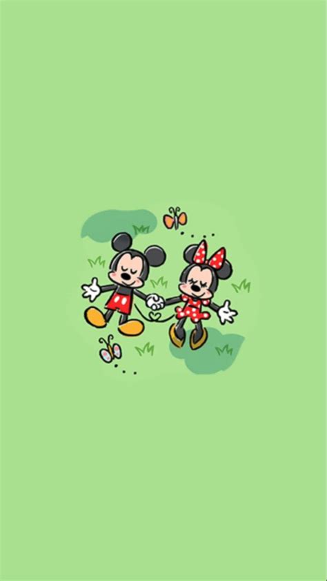 Mickey and Minnie Mouse cute wallpaper in 2023 | Mickey mouse pictures ...