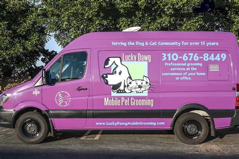 Mobile Pet Grooming – Lucky Dawg Salon Grooming in California