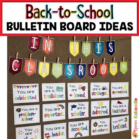 Back-to-School Bulletin Board Ideas That Build Community