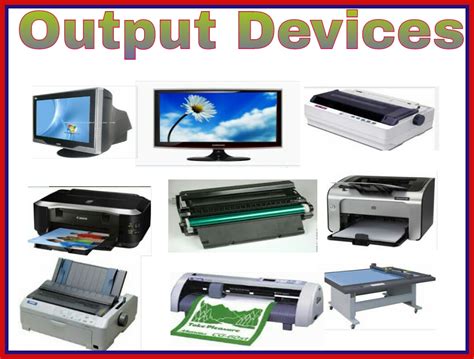 What are output Devices{monitor,printers,plotters} Its types and work ...