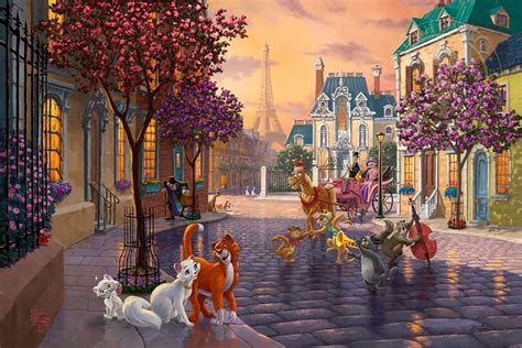 Thomas Kinkade Makes Amazing Disney Paintings