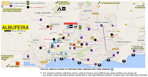 Map of Albufeira