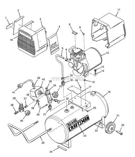 Sears Craftsman Parts 919.154010, 919.153040, 919.154110 Air Compressor