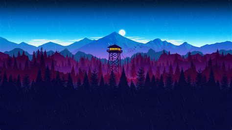 Firewatch Forest Wallpaper