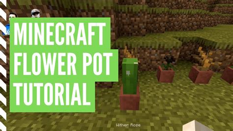 Make A Flower Pot In Minecraft | Best Flower Site