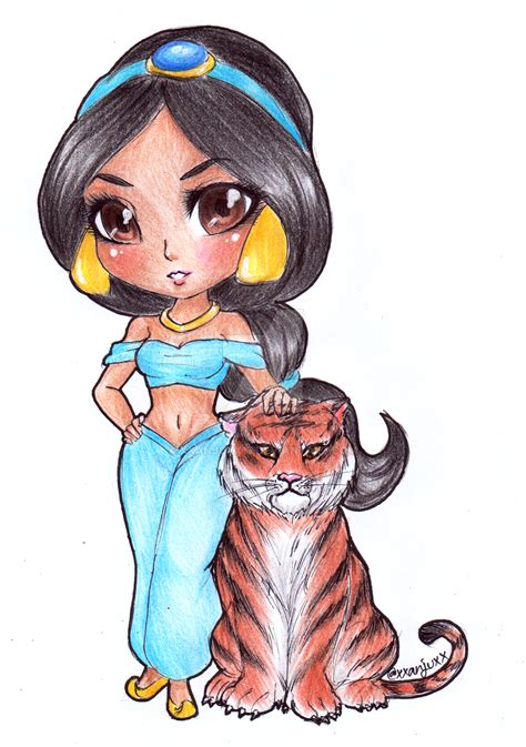 Princess Jasmine And Rajah Fan Art