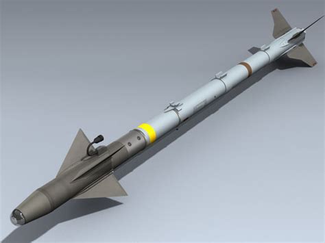 Aim-9x Sidewinder 3d Model