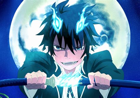 Rin Okumura Demon Form Wallpaper