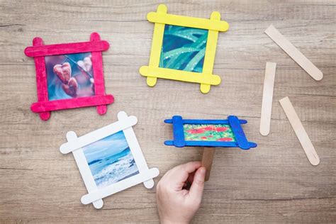 Diy Popsicle Stick Photo Frames - Easy Homemade Gift That Kids Can Make ...