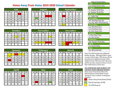 Child Care Holiday Schedule - View School Closings | Home Away From Home