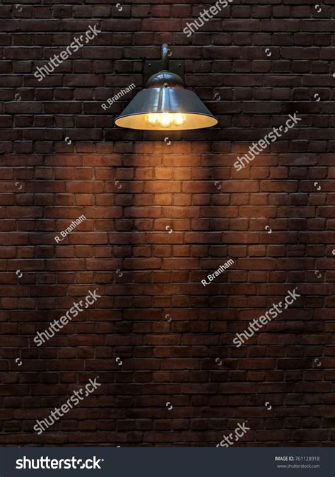 Modern Fixture Lighting Brick Wall Stock Photo 761128918 | Shutterstock