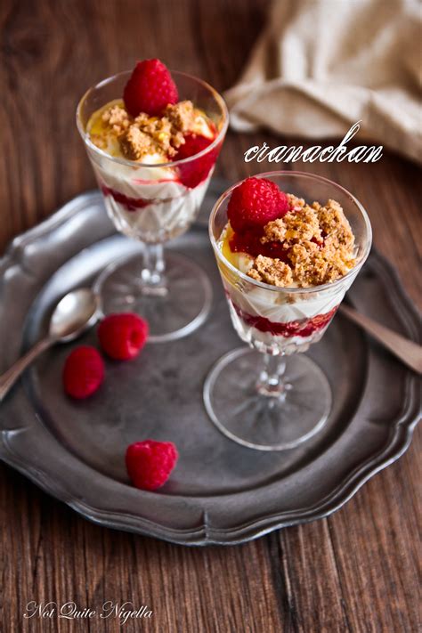 Cranachan Recipe healthy @ Not Quite Nigella