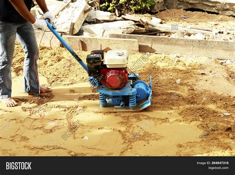 Walk Behind Compactor Image & Photo (Free Trial) | Bigstock