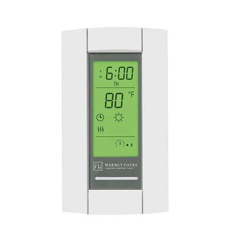 WarmlyYours Dual Voltage SmartStat Floor Heating Thermostat | The Home ...