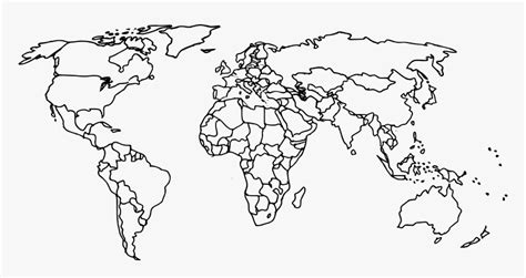 World Map Blank Outline Countries