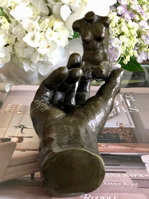 'The hand of God' bronze sculpture - European Antiques