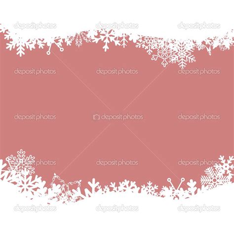 Pink Christmas. Background with snowflakes. Stock Vector by ...