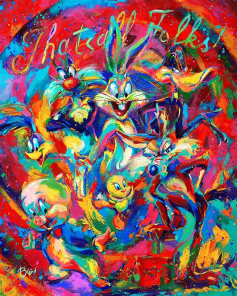 That's All Folks - Looney Tunes Art By Blend Cota