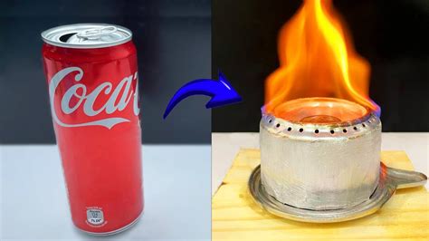 Genius Idea! How To Make A Simple Alcohol Stove With An Aluminum Coca ...