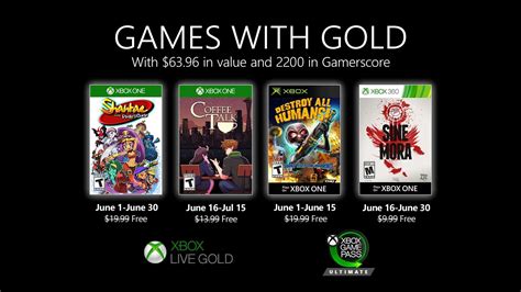 Free Games with Gold for June 2020 | New Game Network