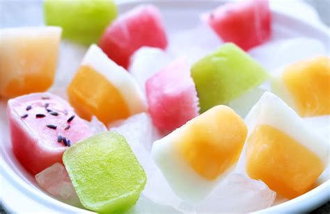 Multi Fruit Ice-Cubes Recipe — Eatwell101