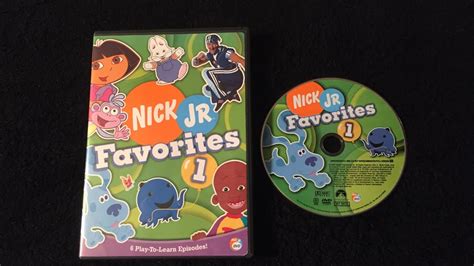 Opening To Nick Jr. Favorites (Volume 1) 2005 DVD - YouTube