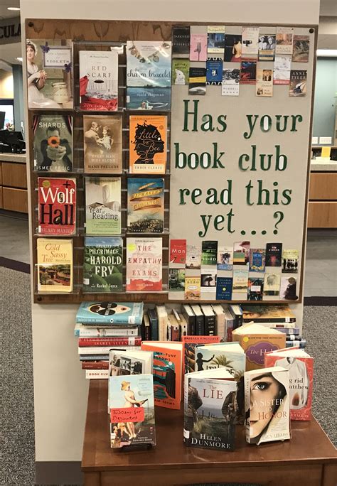 Has your book club read this yet? | Library book displays, Book club ...