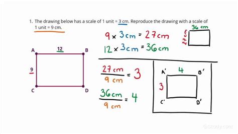 How to Reproduce a Scale Drawing at a Different Scale | Algebra | Study.com