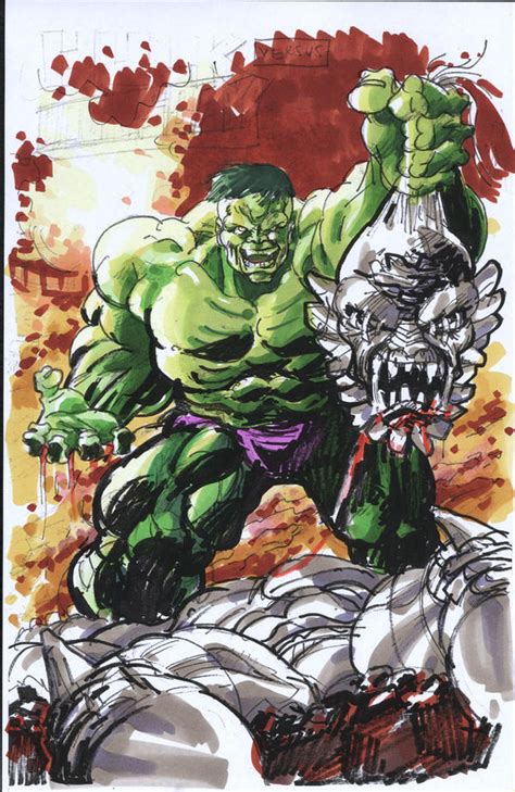 hulk vs. doomsday by ayk66 on DeviantArt