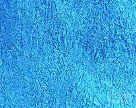 Blue Paper Texture Closeup Photograph by Yali Shi