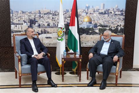 Iran FM meets Haniyeh, says Al-Aqsa Storm shows Palestine is alive ...