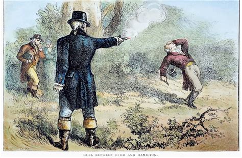 Inside the Apple: Postcard Thursday: Depicting the Hamilton-Burr Duel